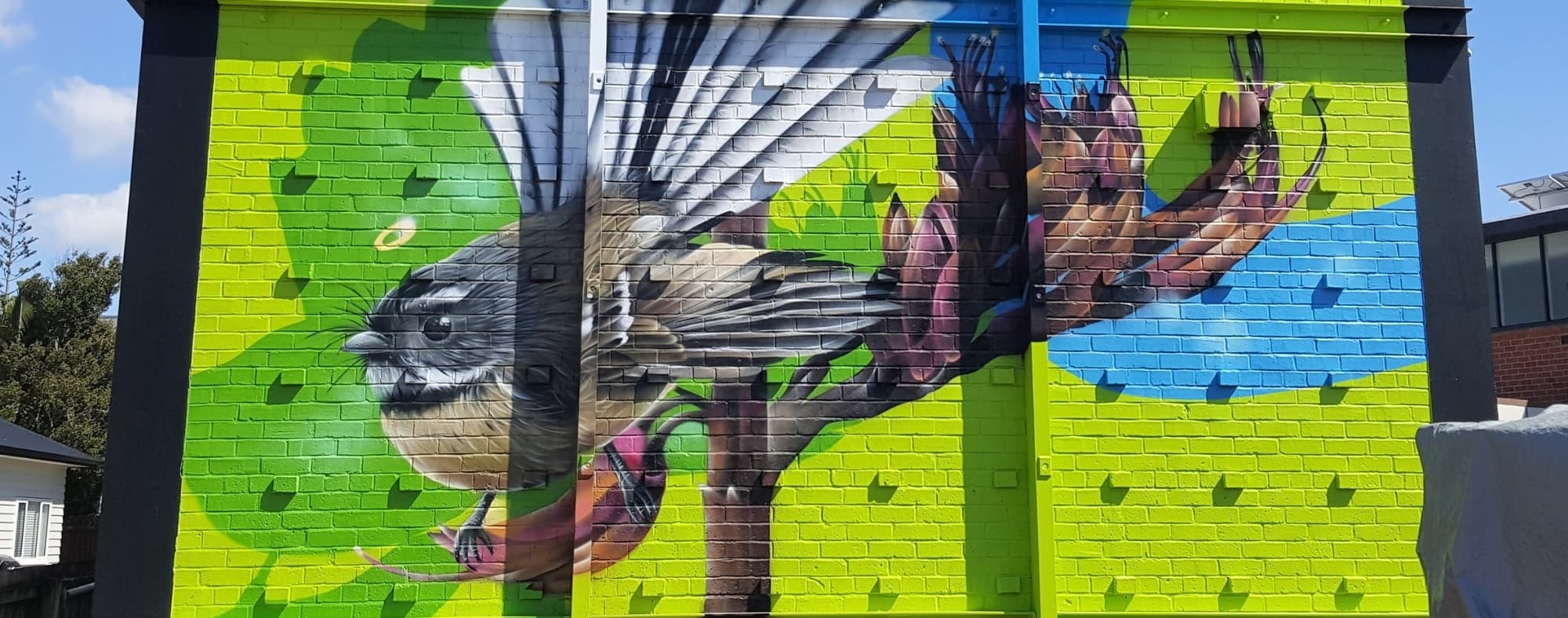 Fantail mural glen innes