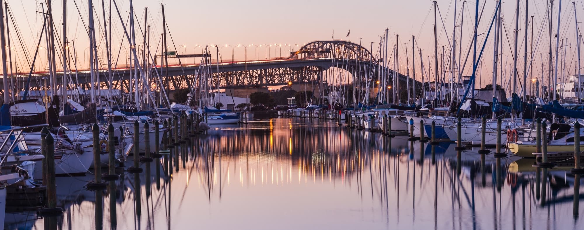 Harbour bridge waterfront