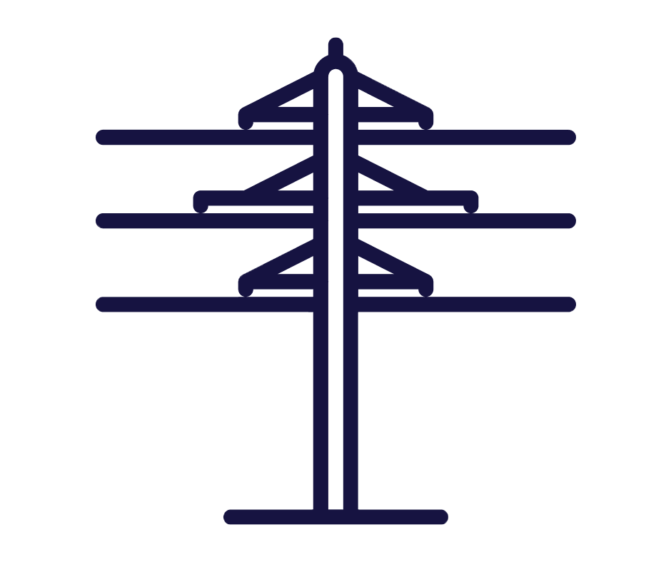 High-voltage sub-transmission lines